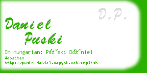 daniel puski business card